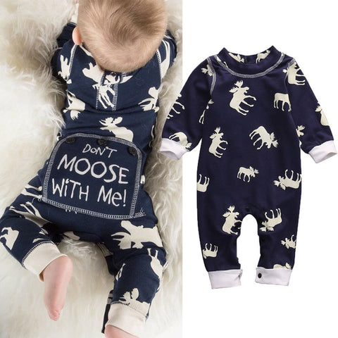 "Don't Moose with Me" Pajamas - Si and me
