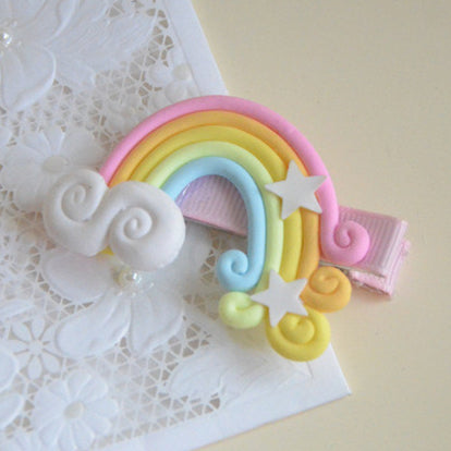 "Lollipops and Rainbows" Hair Clips - Si and me