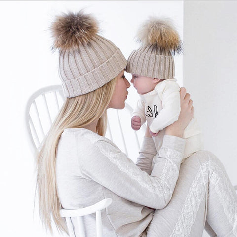 "Mommy and Me Hat" - Si and me