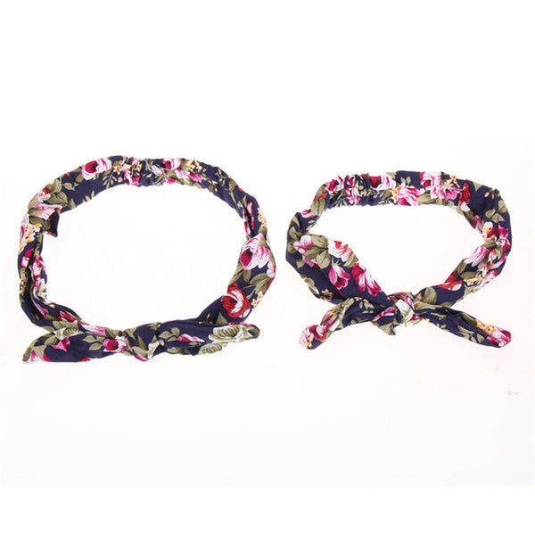 "Lovely Mom & Me" floral headband set - Si and me