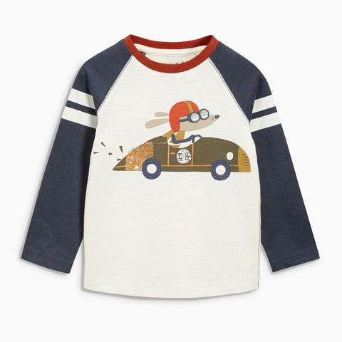 2017 trends Spring Autumn Winter basic baby boys long sleeve Cartoon casual animals t-shirt t shirts for boys girls 1-6t years - Si and me
